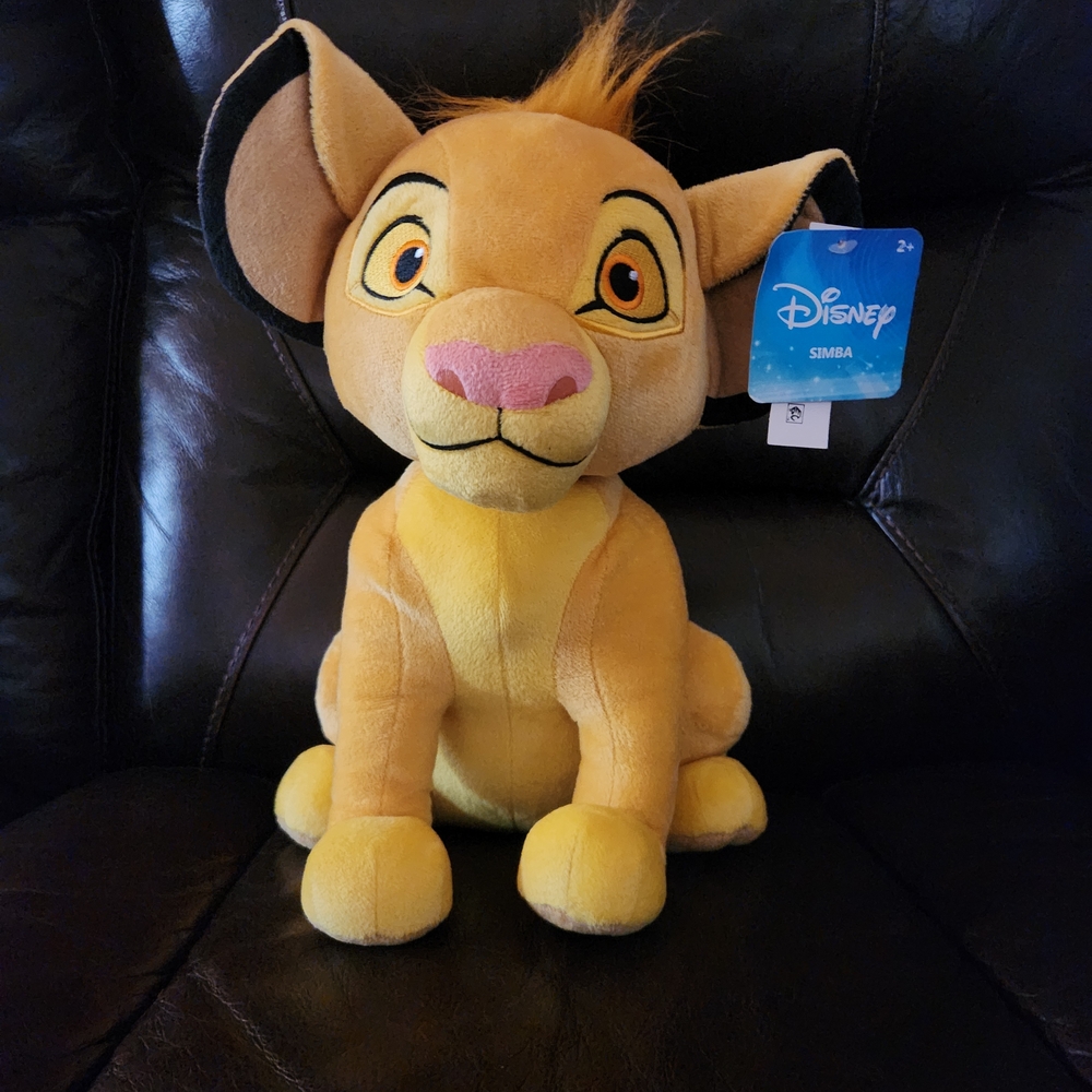 Disney Simba Plush Toy - Tan and Yellow